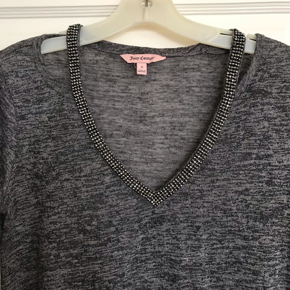 NWOT Juicy Couture Tunic style Embellished Top - Picture 2 of 4